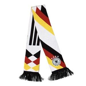 Adidas DFB Germany 2026 Soccer Scarf World Cup 26 White Black KC6688 New